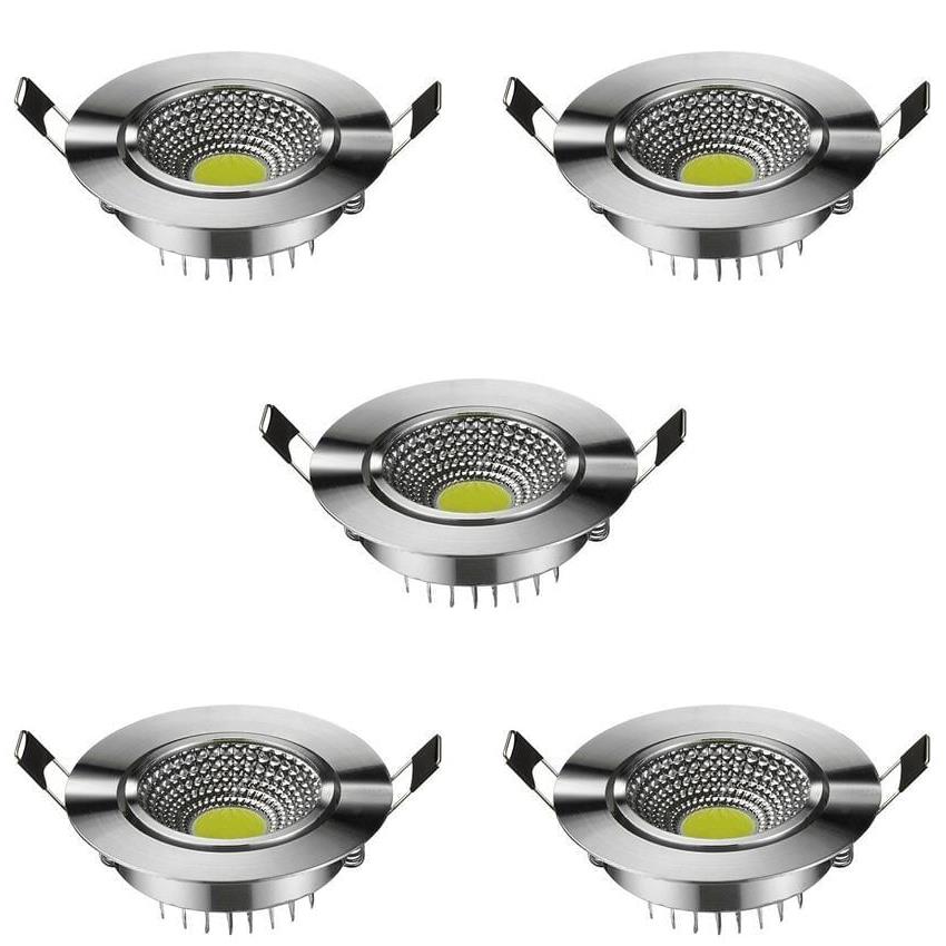 Led Paneller LİLYA 5 - 5W COB LED ARMATÜR LİLYA 5 - 5W COB LED ARMATÜR-MAT KROM-5Lİ