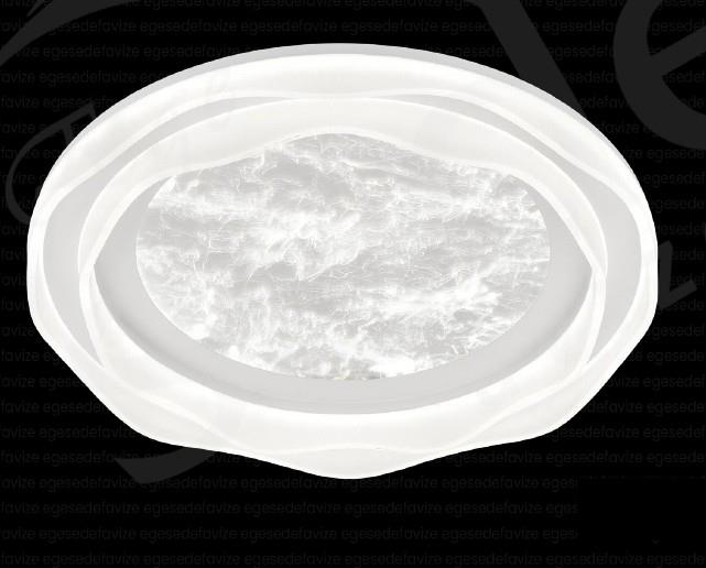 Plafonyer Avize Modern Dalgalı Yuvarlak LED Avize | Beyaz Dekoratif Tavan Aydınlatma Modern Dalgalı Yuvarlak LED Plafonyer Avize