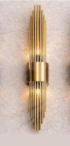 Led Aplik Modern Gold LED Duvar Apliği | Dekoratif Lineer Duvar Aplik Modeli Modern Gold LED Lineer Duvar Apliği 