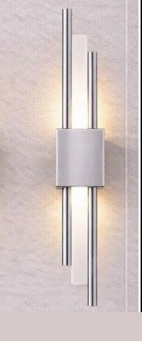 Led Aplik Modern Krom LED Duvar Apliği | Dekoratif Metal LED Aplik Modeli Modern Krom LED Linear Duvar Apliği 