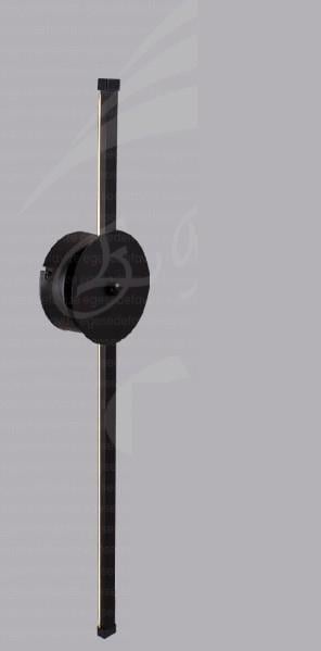 Led Aplik Modern LED Duvar Apliği 1W Siyah Dekoratif Lineer Aplik Modern LED Siyah Linear Duvar Apliği
