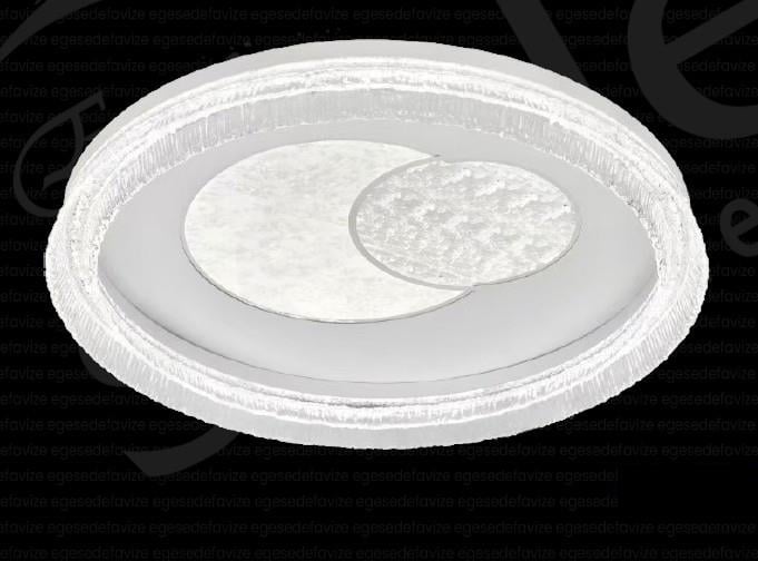 Plafonyer Avize Modern Yuvarlak LED Plafonyer Beyaz Dekoratif Tavan Lambası 50 cm Modern Yuvarlak LED Plafonyer Avize