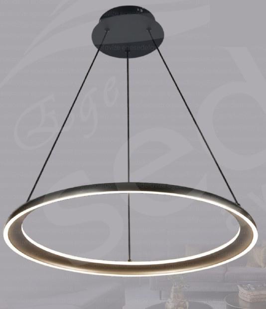 Sarkıt Avize Orion Tek Halka LED Avize – Eskitme Modern Tek Halka Eskitme LED Avize