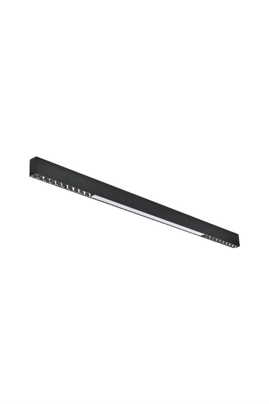 Linear Armatürler Sıva Üstü Satürn - Lambasan 120cm Rose Kompakt Lens + Opak Difüzörlü Linear Armatür