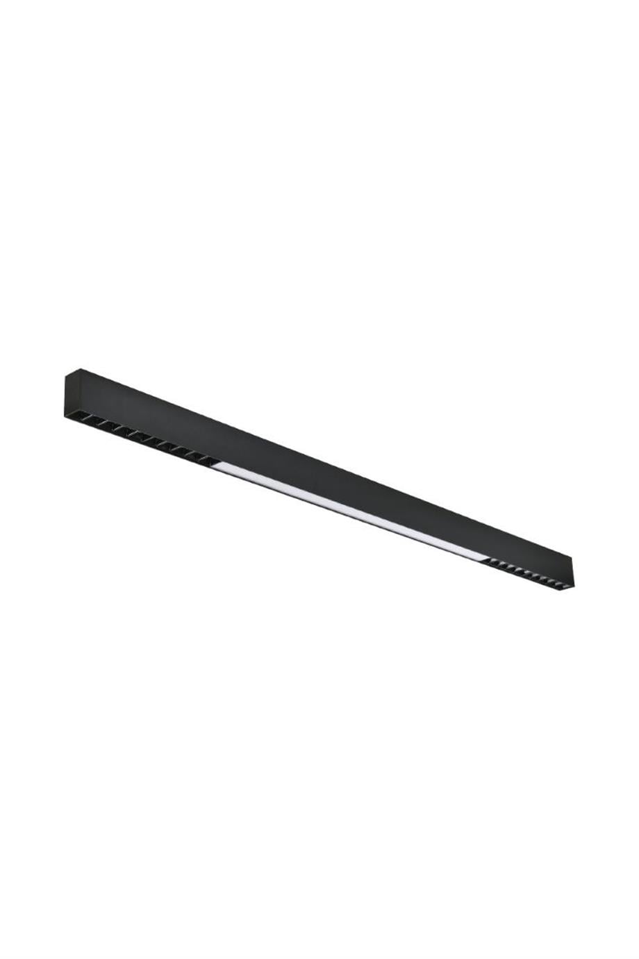 Linear Armatürler Sıva Üstü Satürn - Lambasan 120cm Rose Kompakt Lens + Opak Difüzörlü Linear Armatür