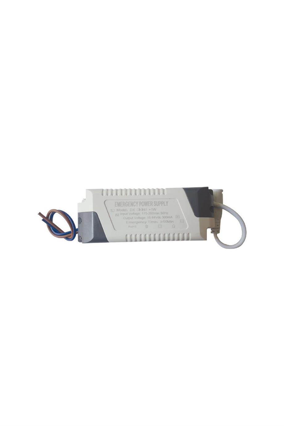 Saten Kare ve Siyah Kasa Paneller Sıva Üstü Satürn - Lambasan 3-36 Watt Kitli Driver
