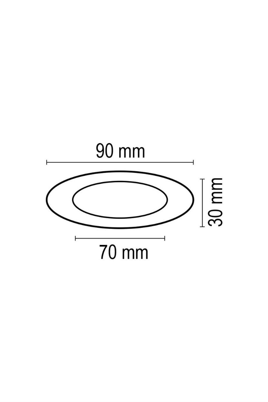 PC Dekoratif Spot Kasalar Sıva Üstü Satürn - Lambasan Beyaz-Beyaz PC Dekoratif Spot Kasa