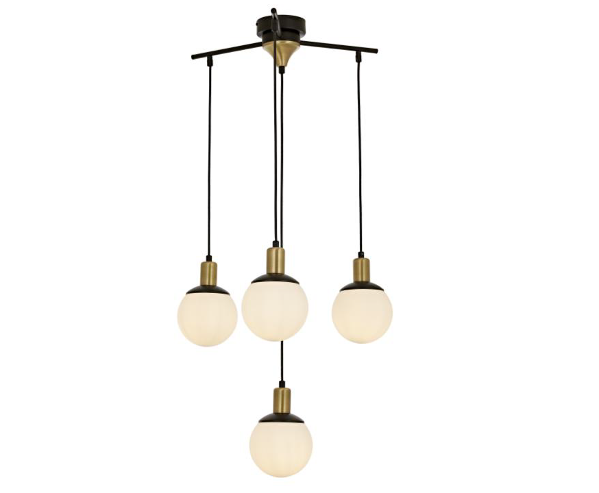 Modern Avize Siyah Boyalı Modern Avize 4lü Siyah Boyalı Modern Avize 4lü