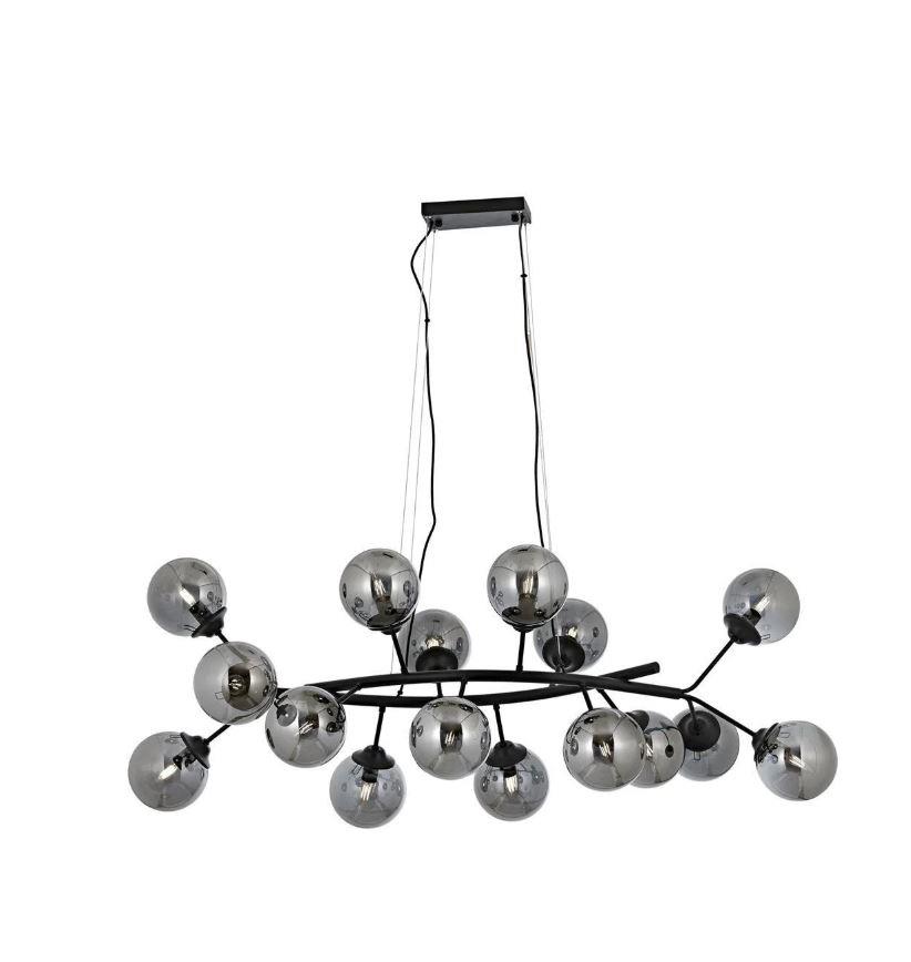 Modern Avize Siyah Boyalı Modern Avize Lambasan Siyah Boyalı Modern Avize