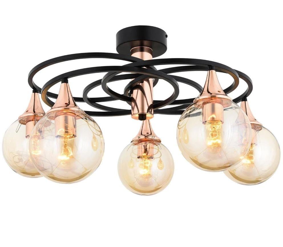 Modern Avize Siyah Boyalı Modern Avize Siyah Boyalı Modern Avize