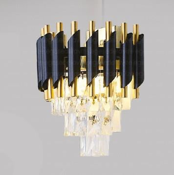 Kristal Aplik Siyah Gold Kristal Duvar Apliği | Modern Lüks Aplik Modeli Modern Siyah Gold Kristal Duvar Apliği