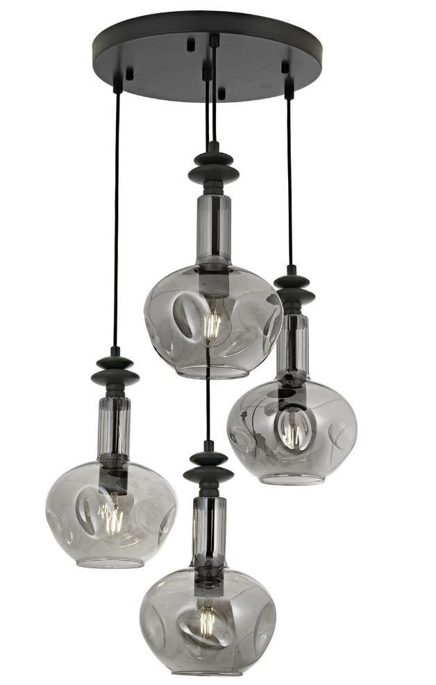 Modern Avize Siyah Kaplama Modern Avize Lambasan Siyah Kaplama Modern Avize