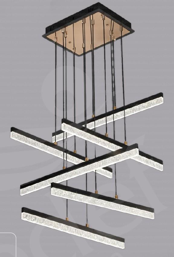 Sarkıt Avize Siyah Kaplama Sarkıt Avize 6lı Siyah Kaplama Sarkıt Avize 6lı