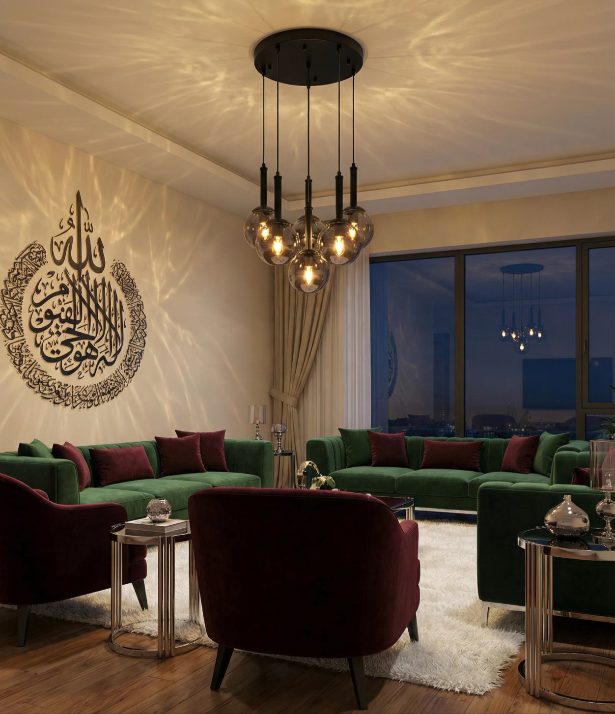 Sarkıt Avize Siyah Kaplama Sarkıt Avize Siyah Kaplama Sarkıt Avize