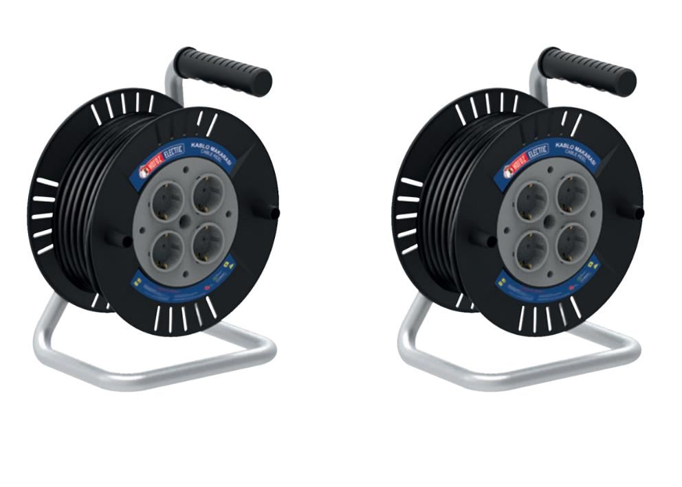 Seyyar Makaralar SPIN 1 Kablolu Seyyar Makara-25m SPIN 1 Kablolu Seyyar Makara-25m-2li