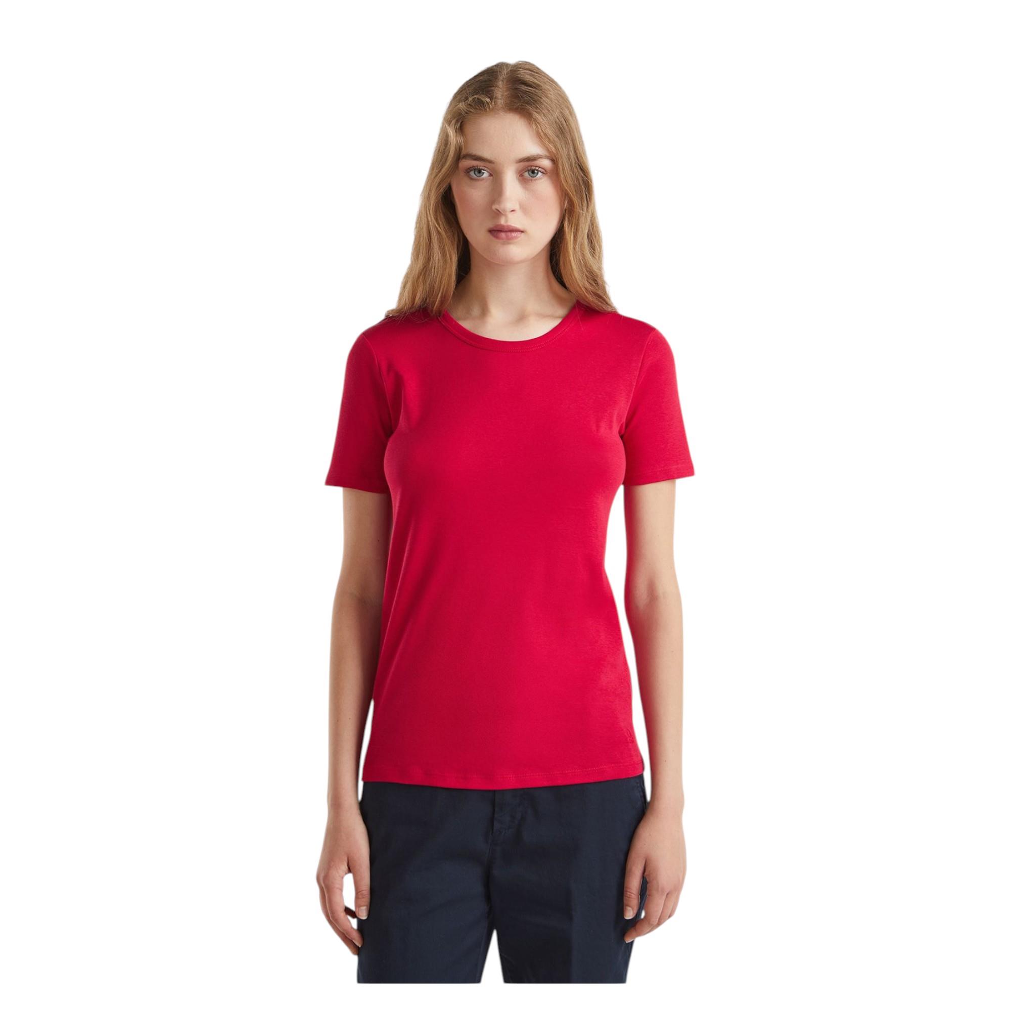  Basic Kısa Kollu Bisiklet Yaka T-Shirt
