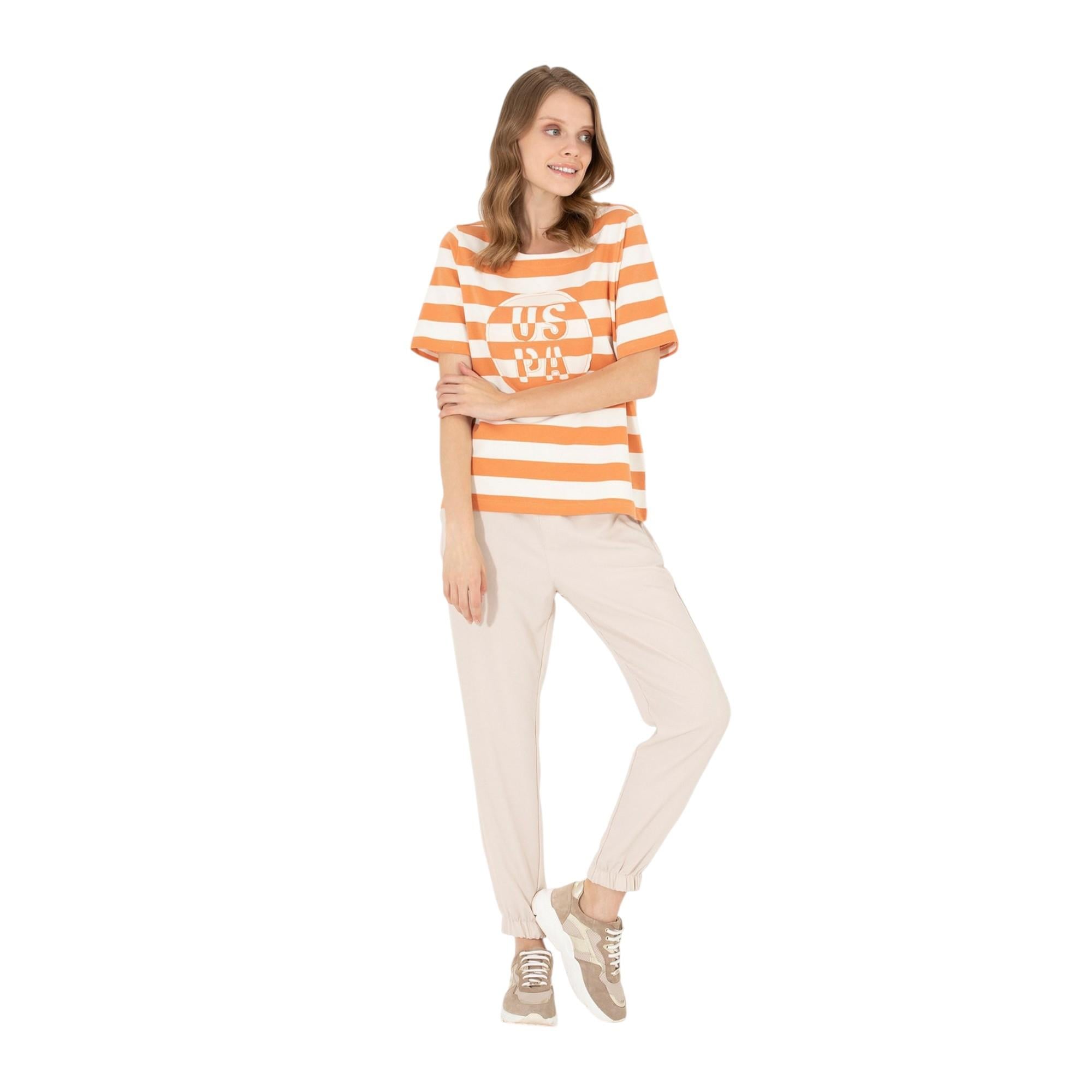  Kadın  Lastikli Bel Standart Pantolon Gras