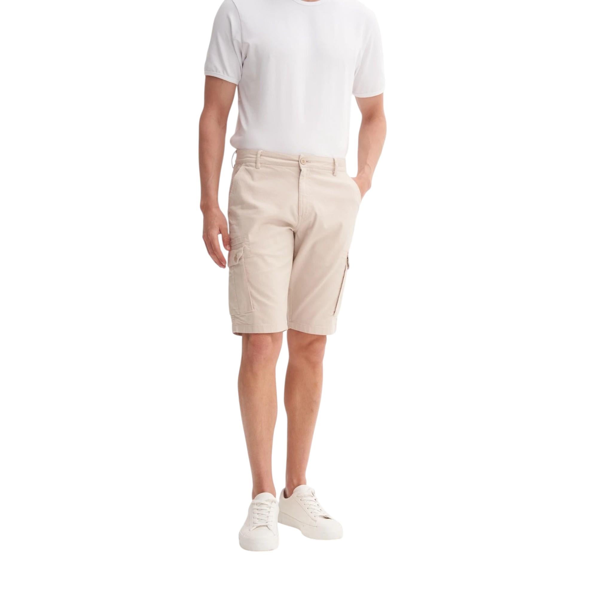 Bermuda Fit Kargo Şort