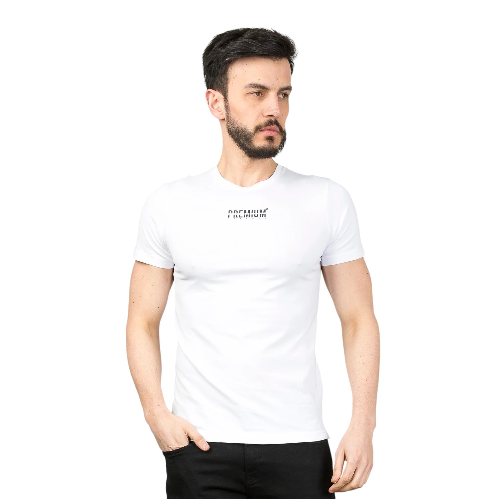Bisiklet Yaka Erkek T-Shirt 24YCEEO04023