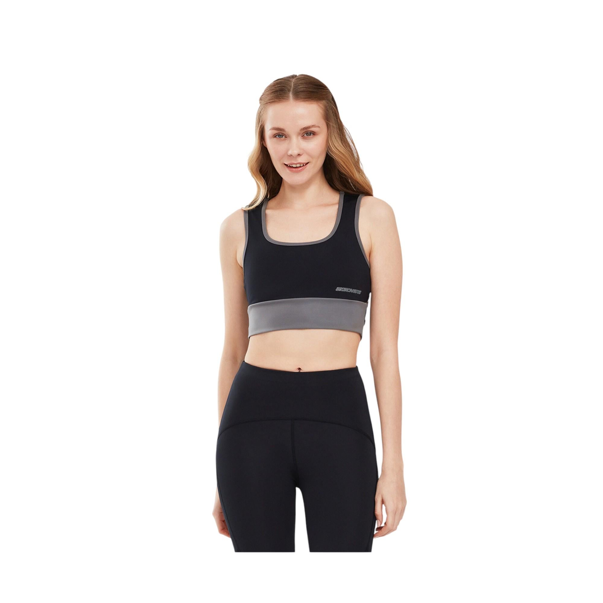 Coll. W Mid Support Bra Kadın Siyah Sporcu Sütyeni S241110-001