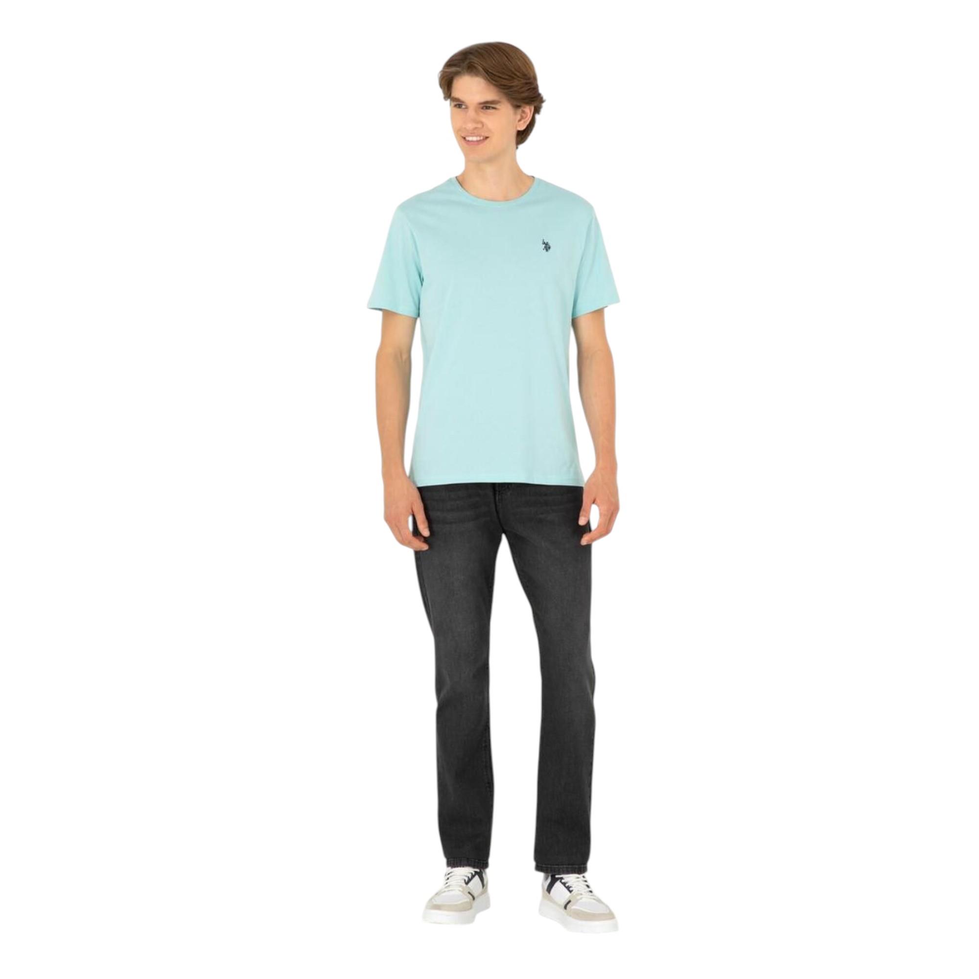 Erkek Bisiklet Yaka Basic T-shirt