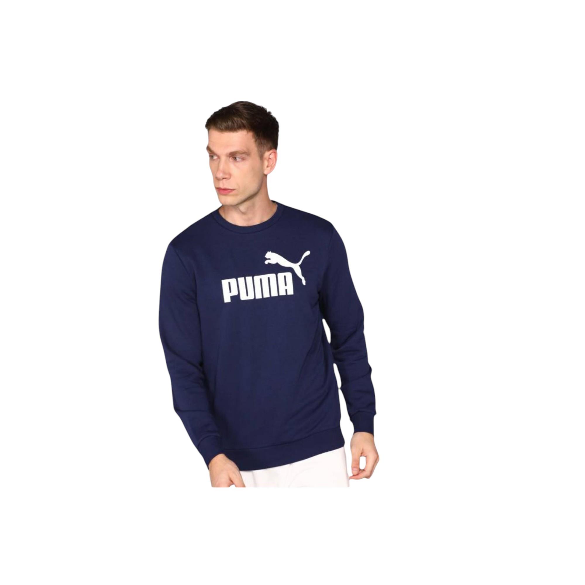 Ess Big Logo Erkek Mavi Spor Sweatshirt 58668006