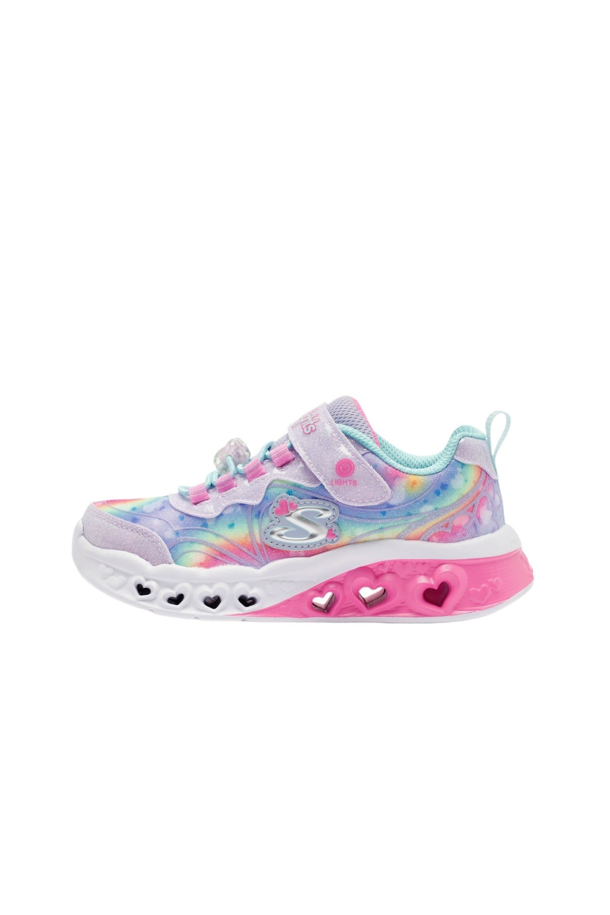 FLUTTER HEART LİGHTS - GROOVY SWİRL Büyük Kız Çocuk Lavanta/Açik Mavi Işıklı Spor Ayakkabı 303253L L