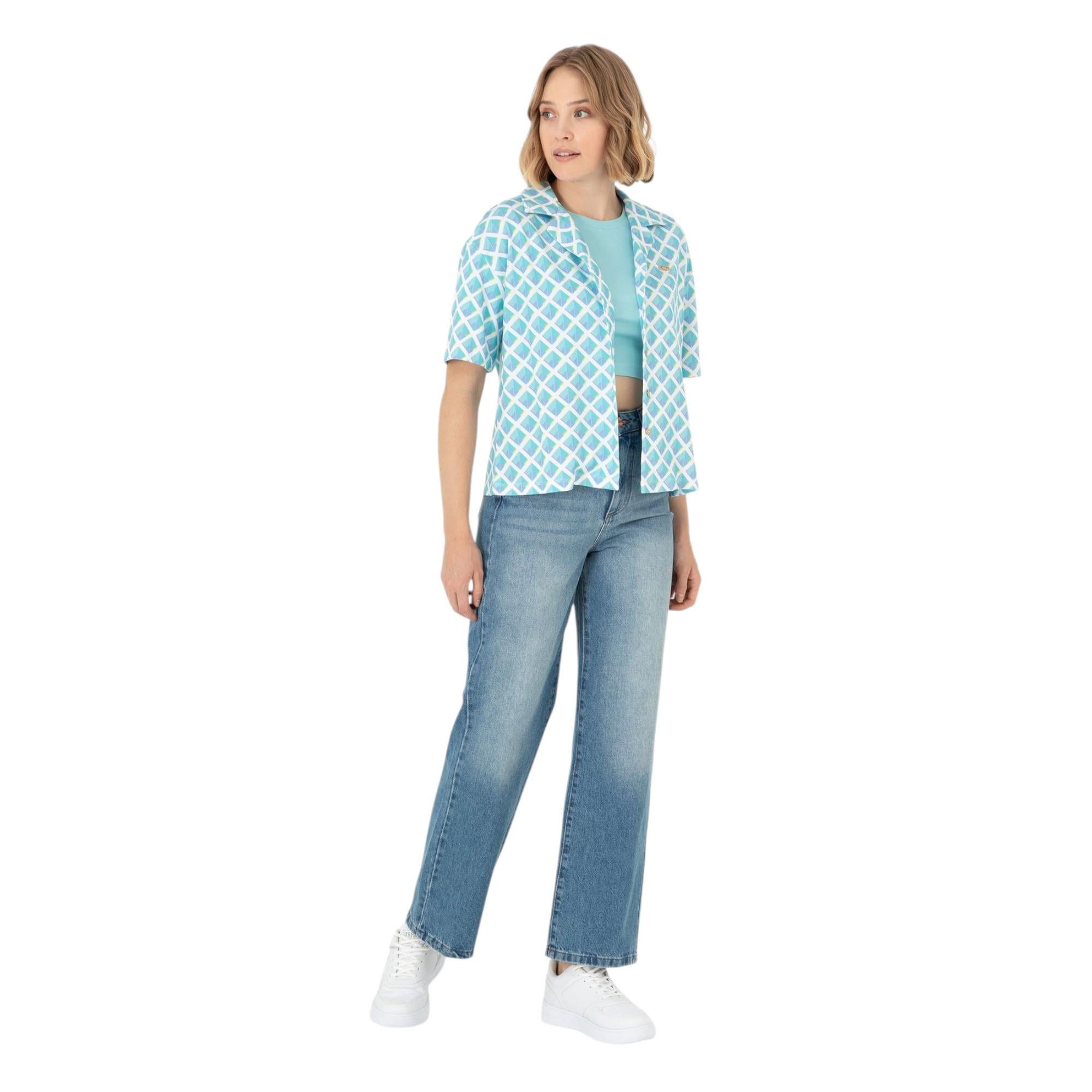 Kadın Mint Örme Gömlek G082SZ0OG.000.1825207