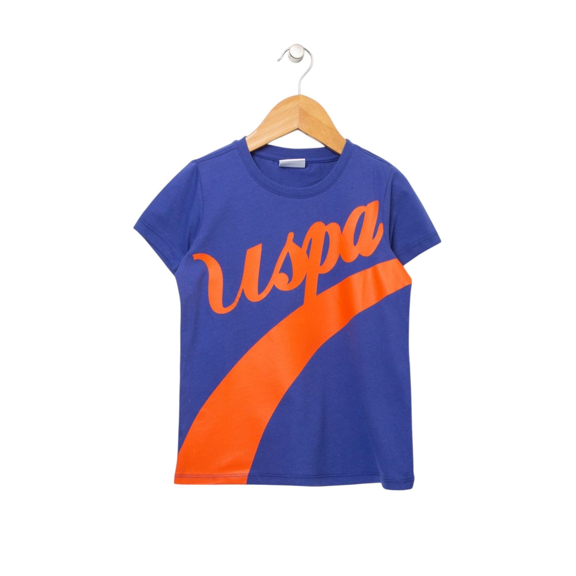 U.S. Polo Assn. Baskılı Erkek Çocuk T-shirt Fuspakıds