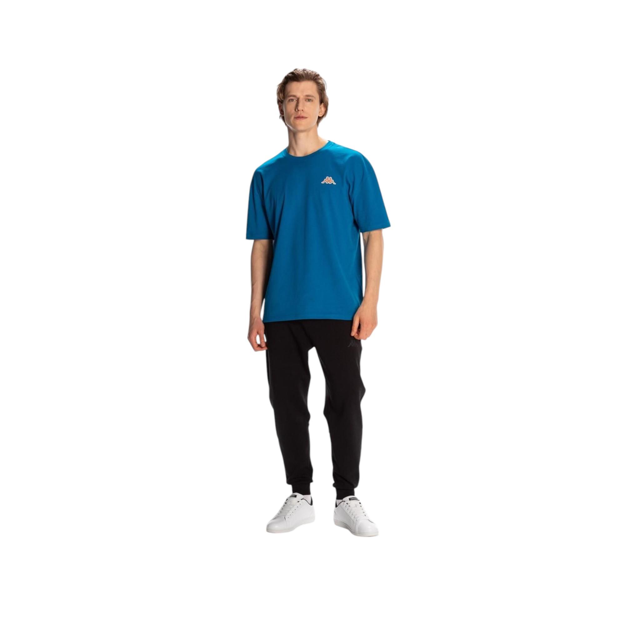  Erkek Mavi Regular Fit Tişört