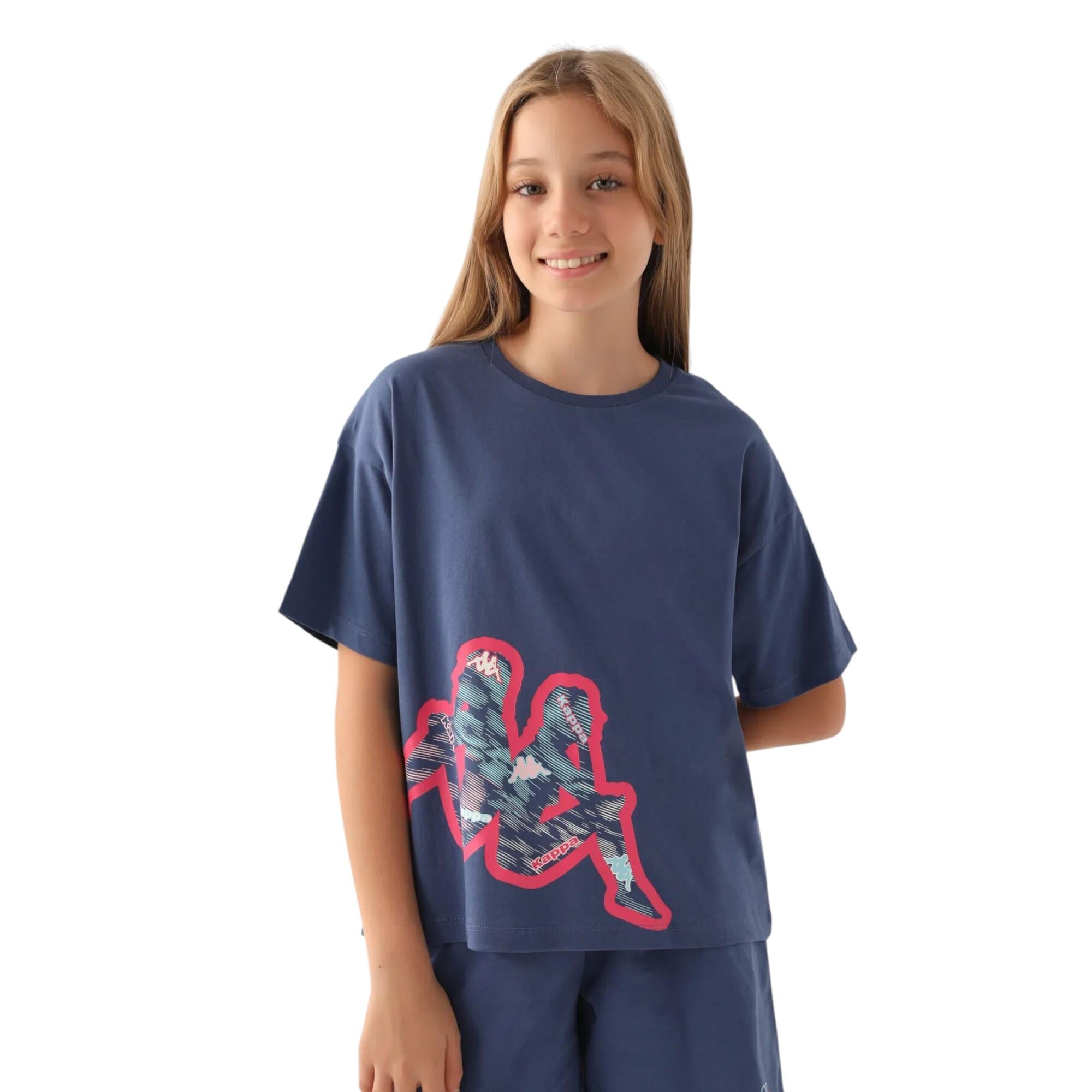  Lacivert Kız Çocuk T-Shirt 