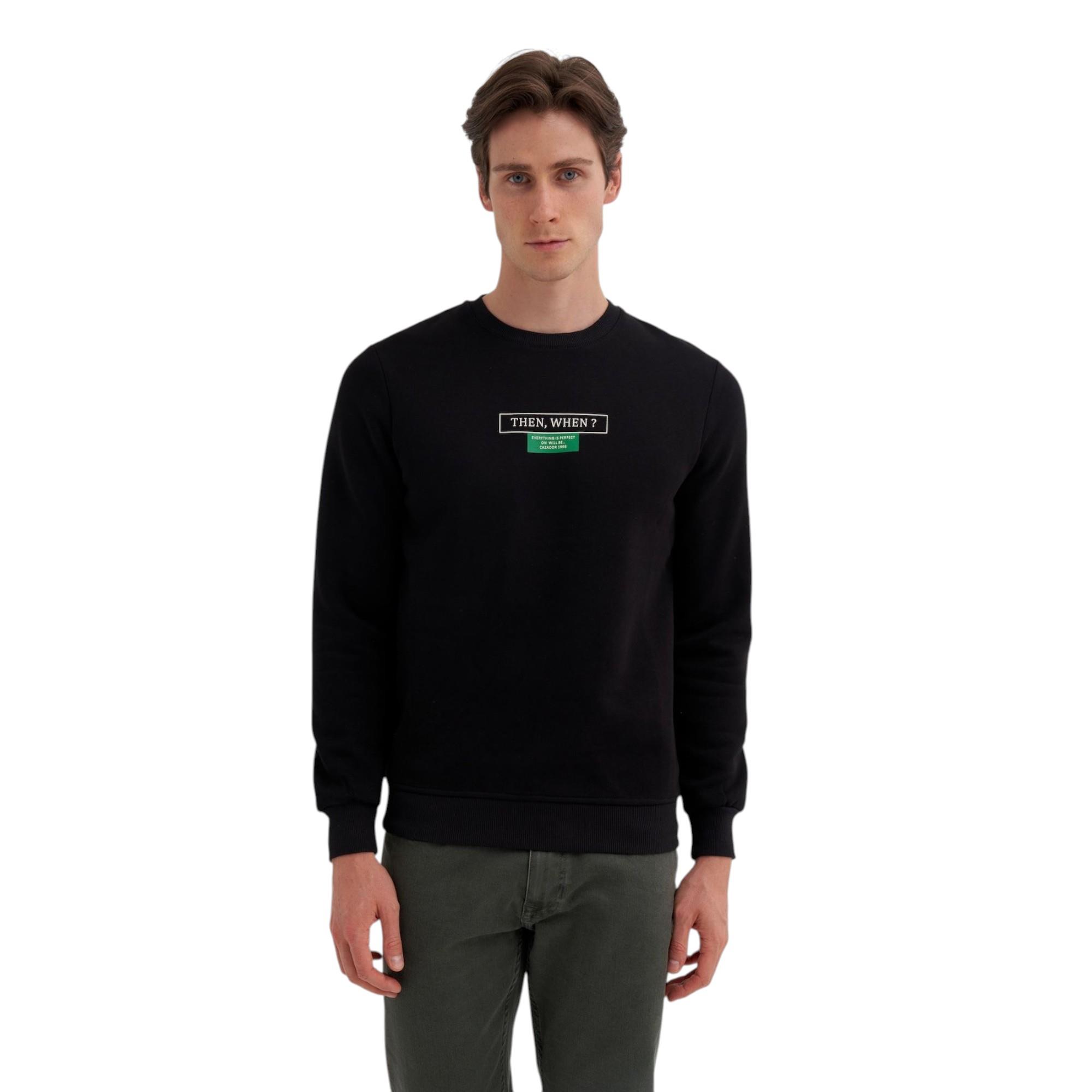 3 İplik Baskılı Premıum Sweatshirt