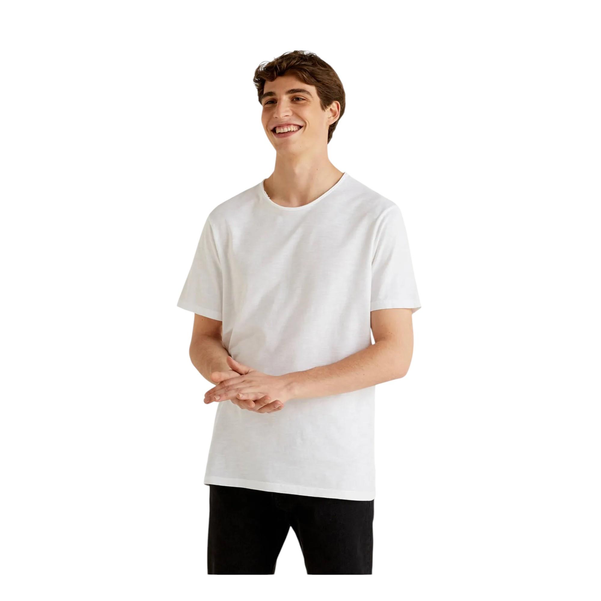 Bisiklet Yaka Erkek T-Shirt 123P3JE1J19A5