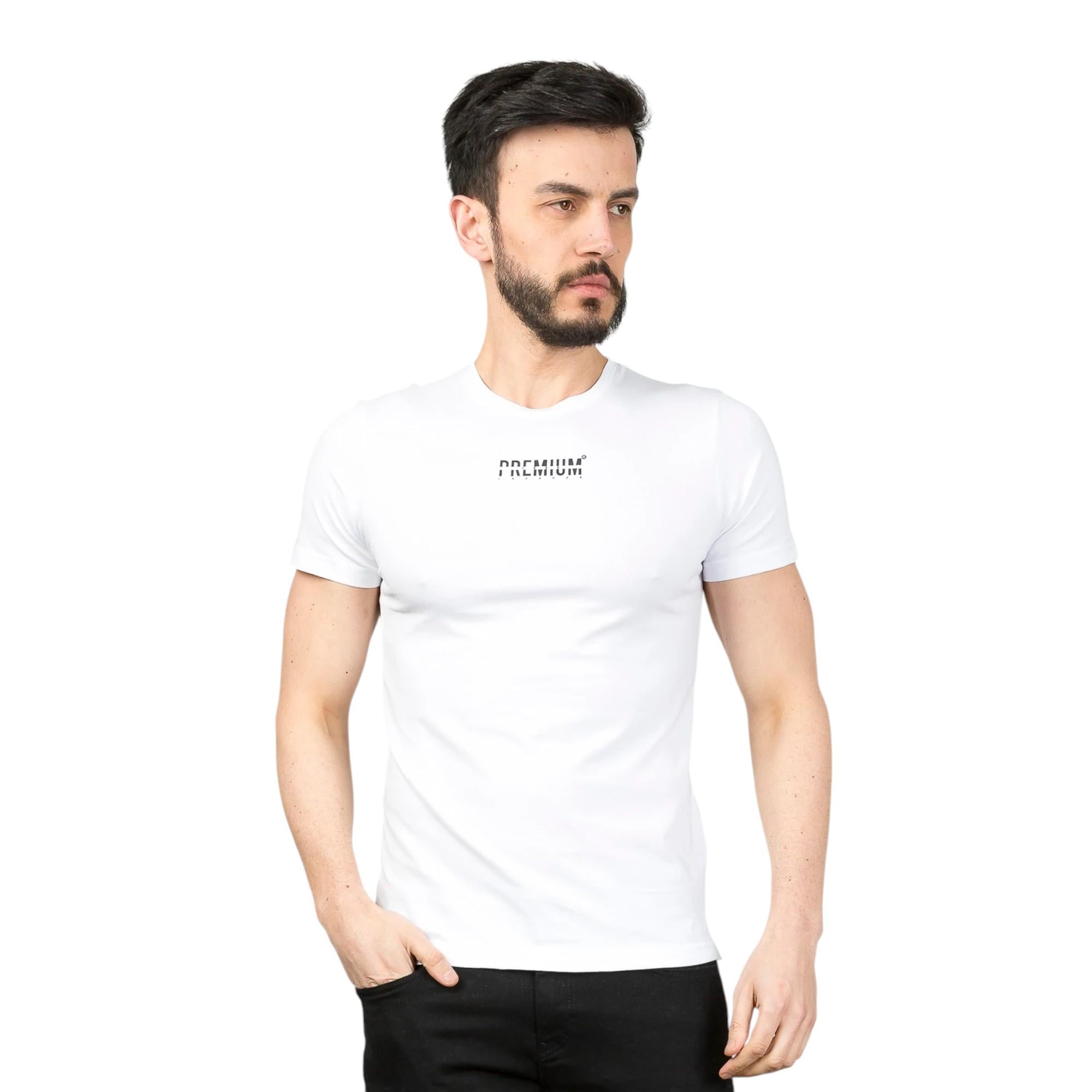 Bisiklet Yaka Erkek T-Shirt 24YCEEO04023