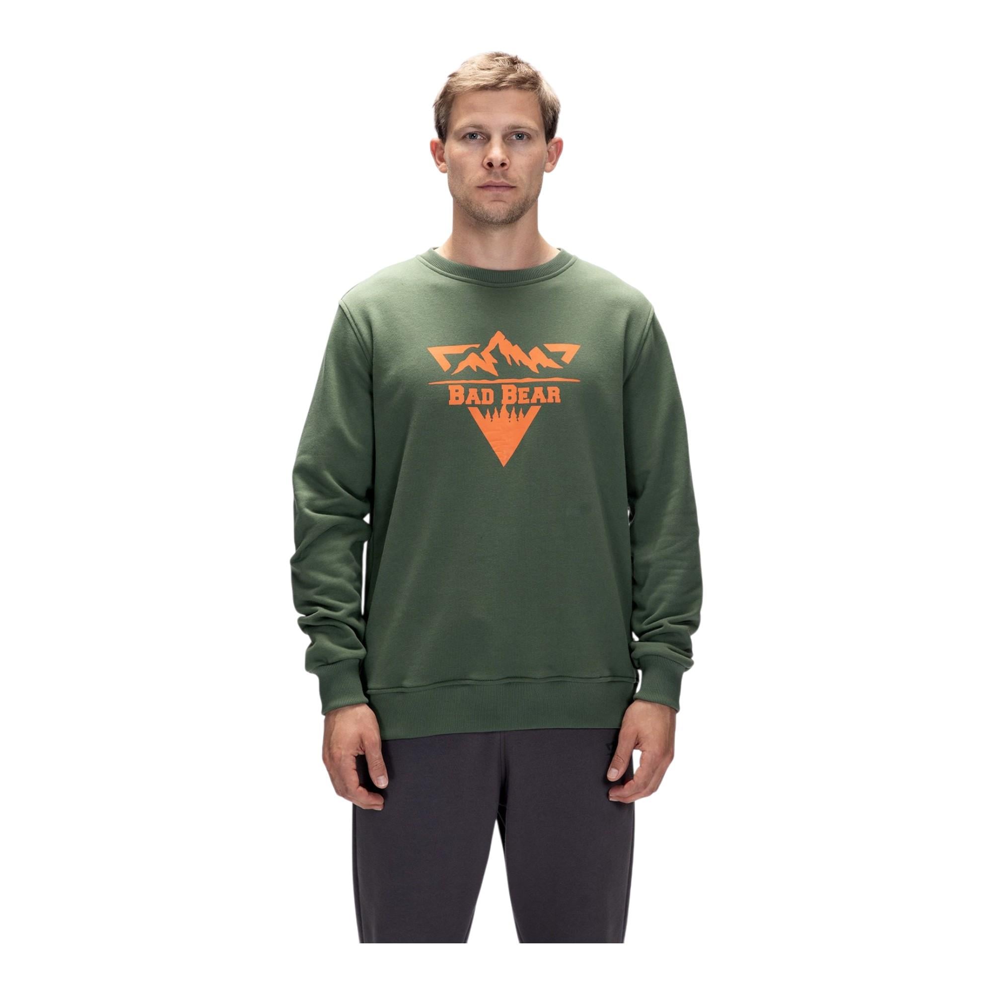Erkek Baskılı Sweatshirt Mountain BAD.25.02.12.027