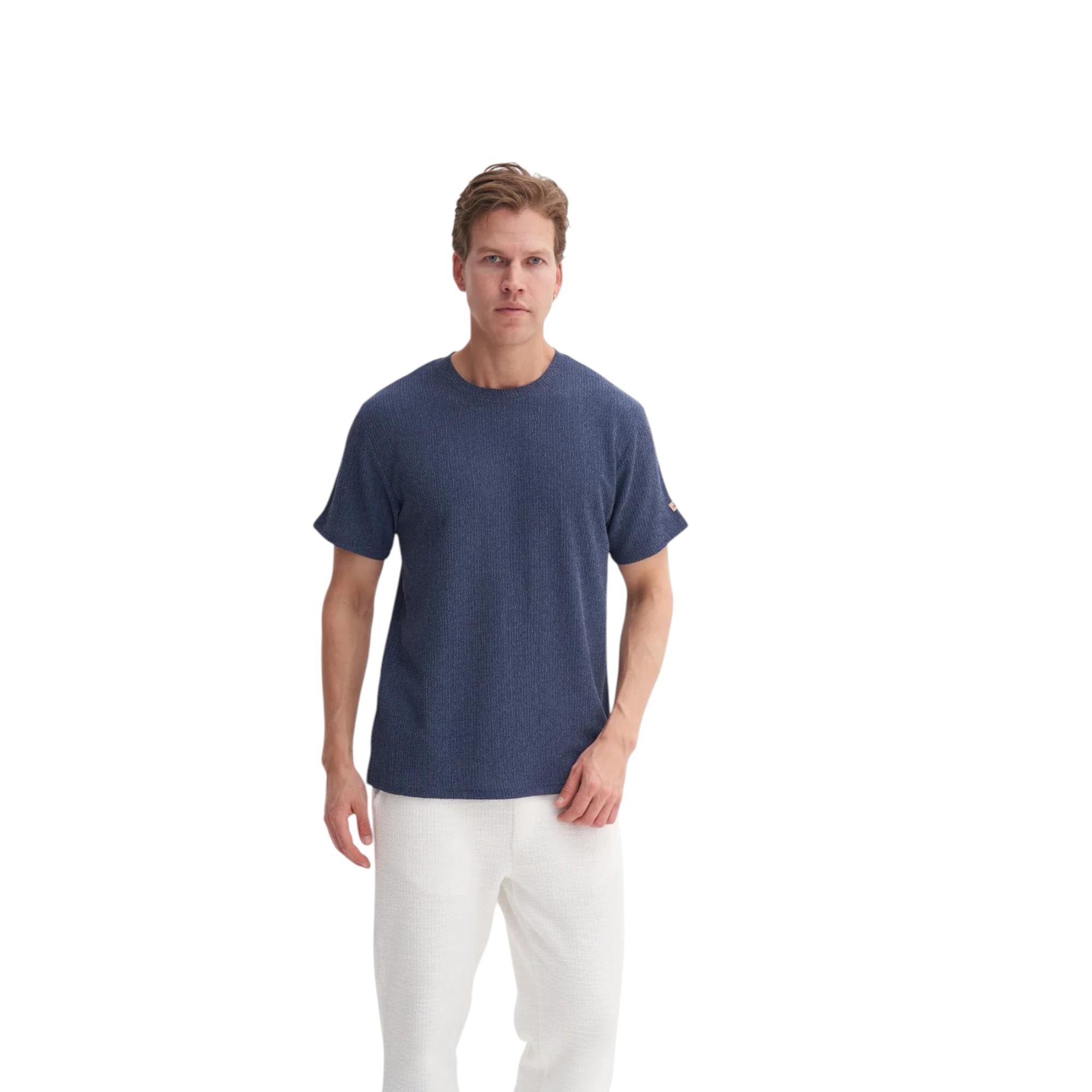Erkek Bisiklet Yaka Regular Fit Tişört 4050