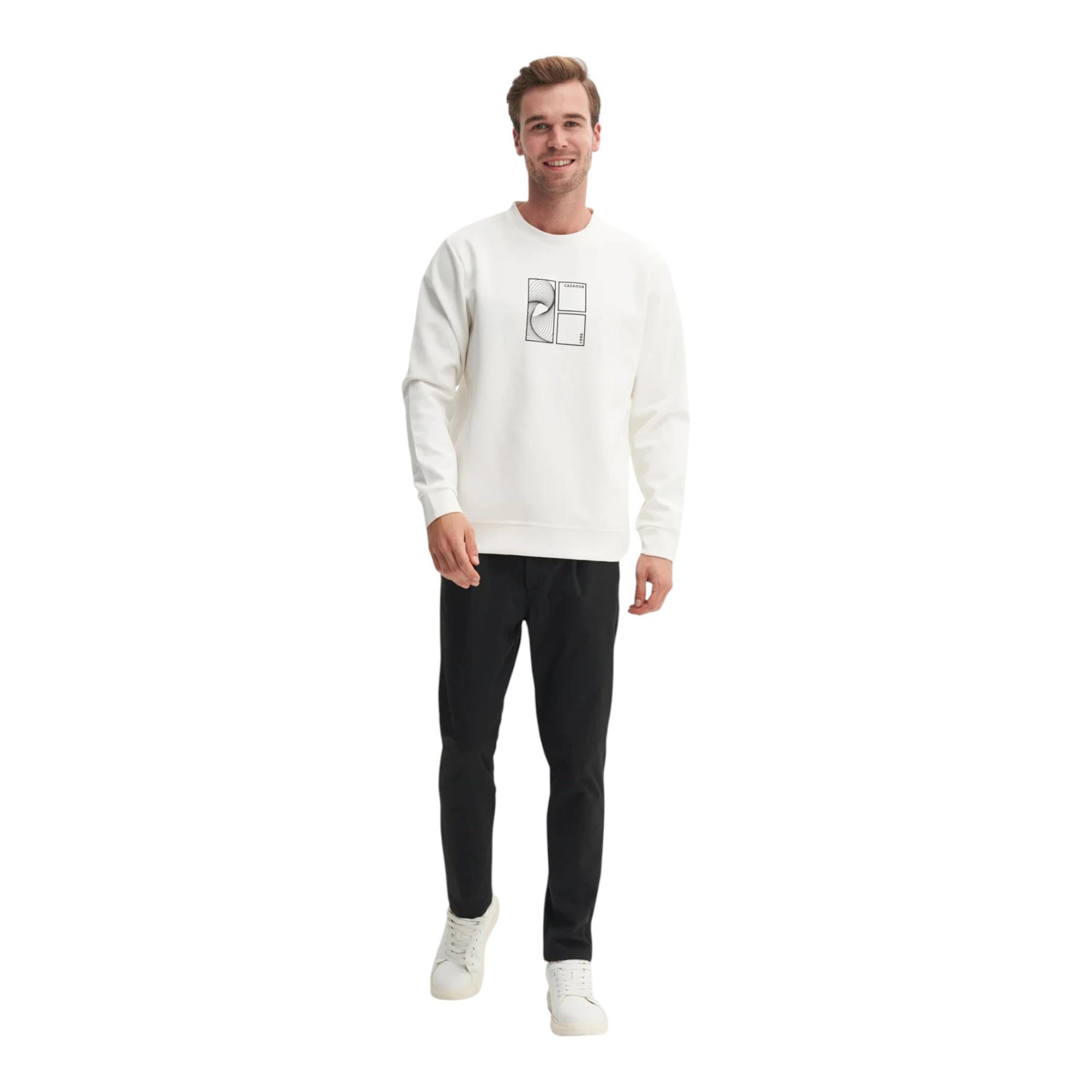 Erkek Bisiklet Yaka Sweatshirt CAZ.53290