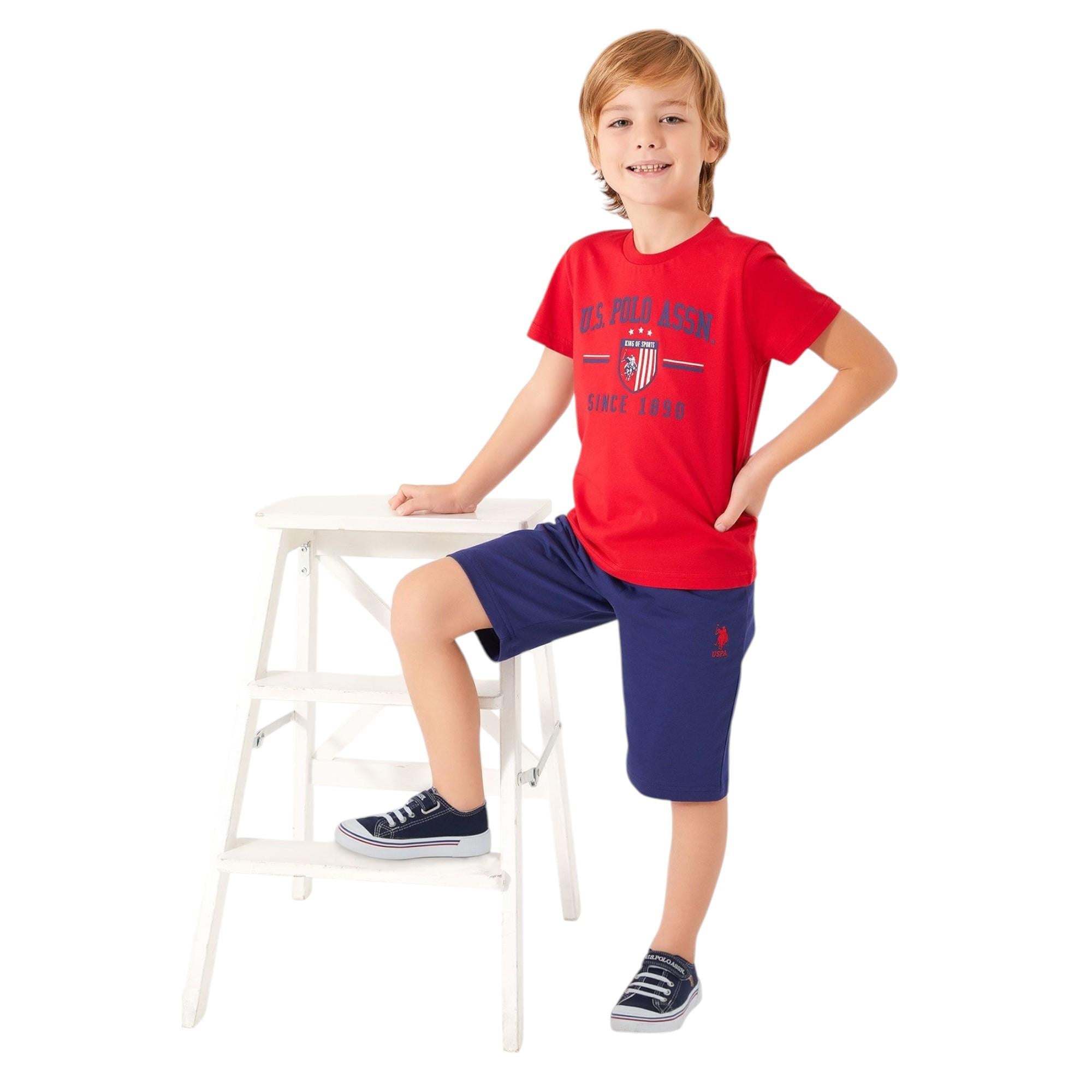 Erkek Çocuk Bermuda Takım US1303-G