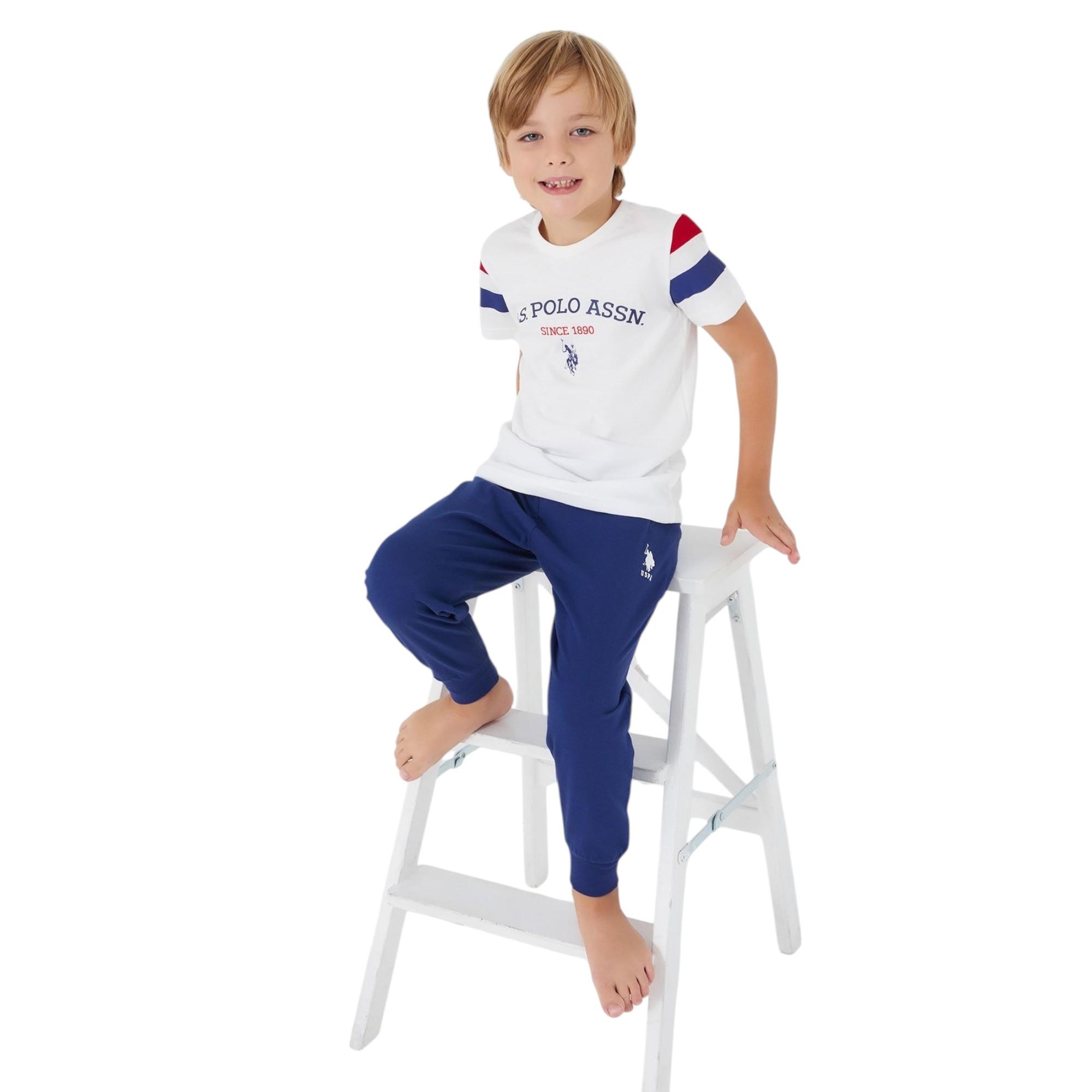 Erkek Çocuk Kısa Kol Pijama Takım US1337-4