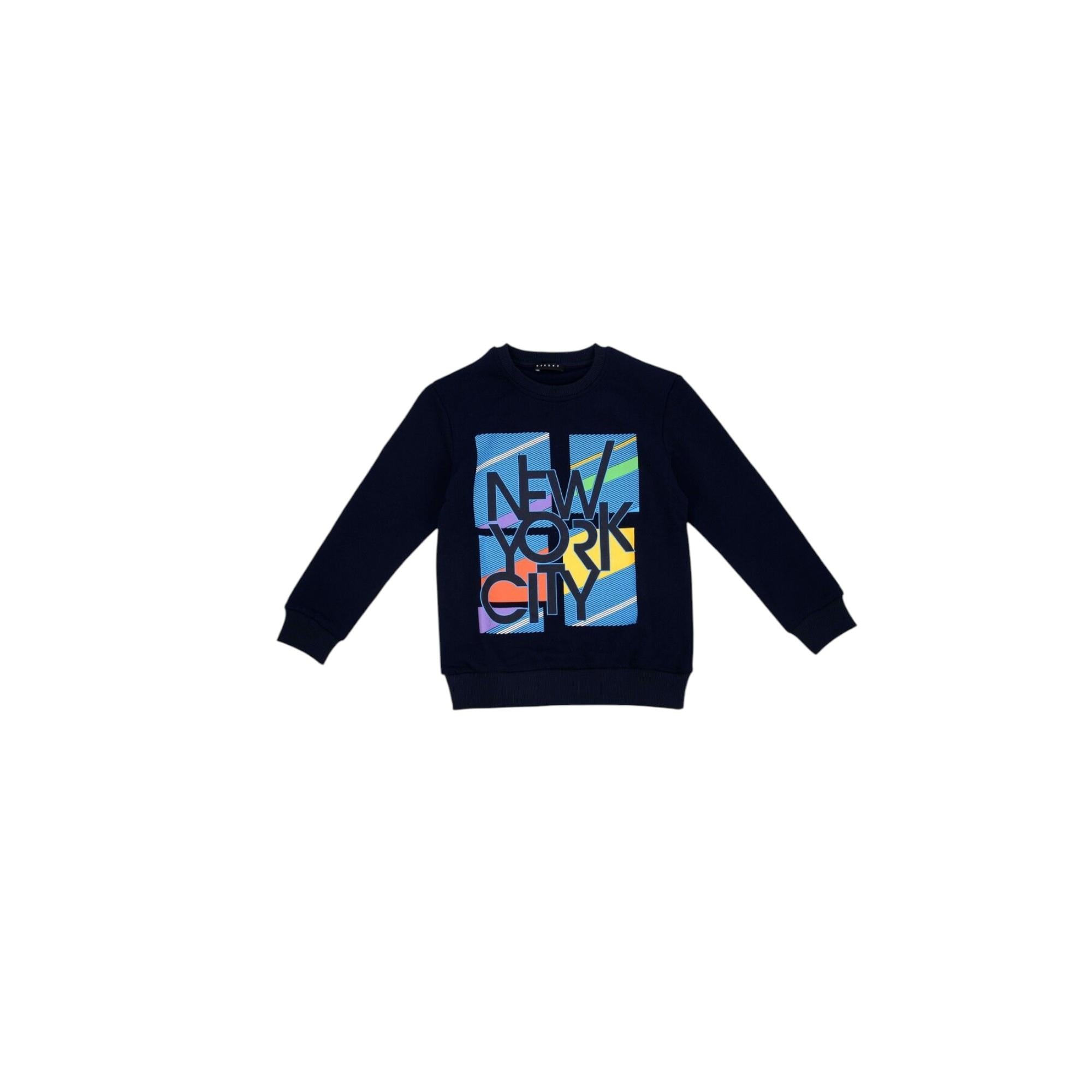 Erkek Çocuk Lacivert Baskılı Sweatshirt