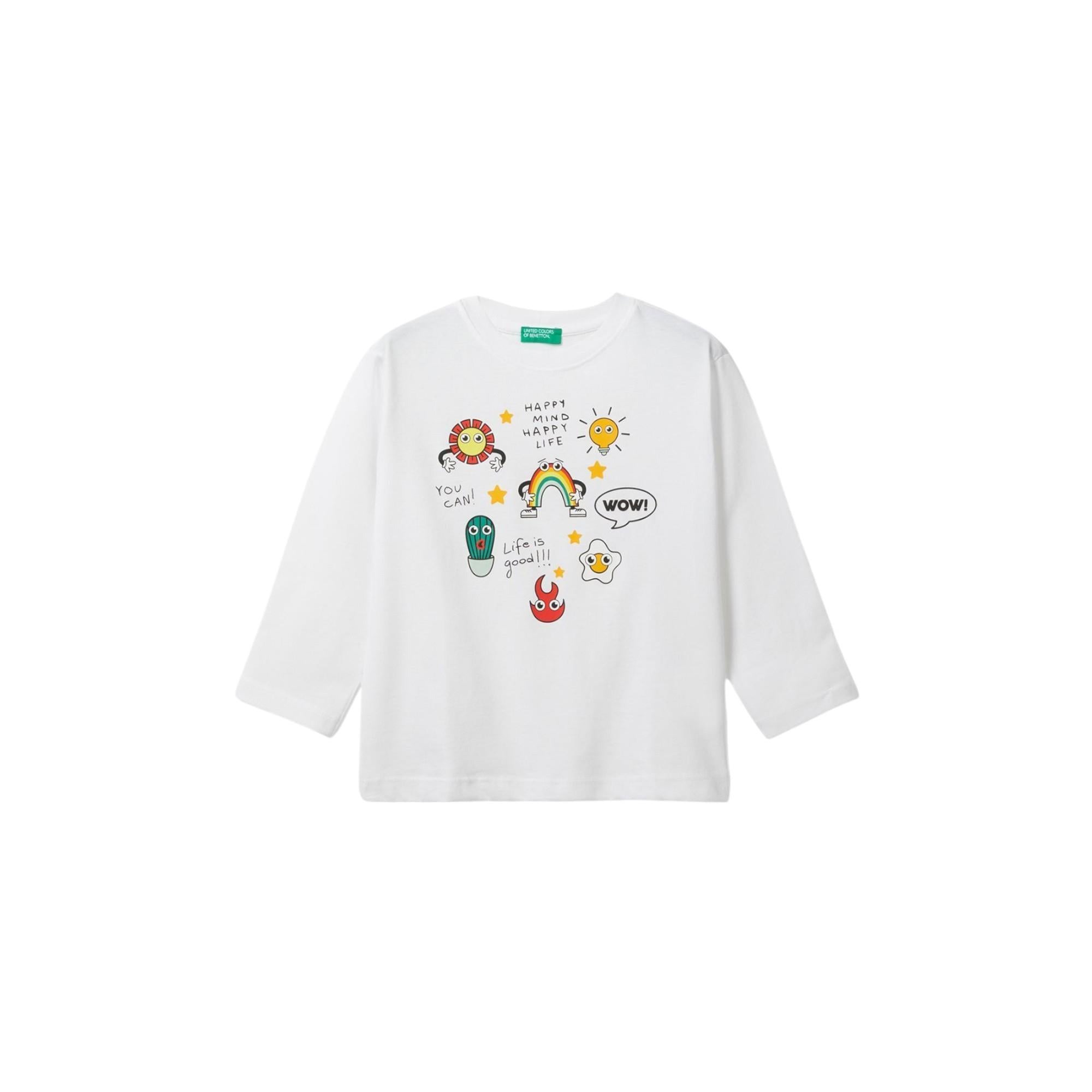 Erkek Çocuk Önü Desenli Sweatshirt