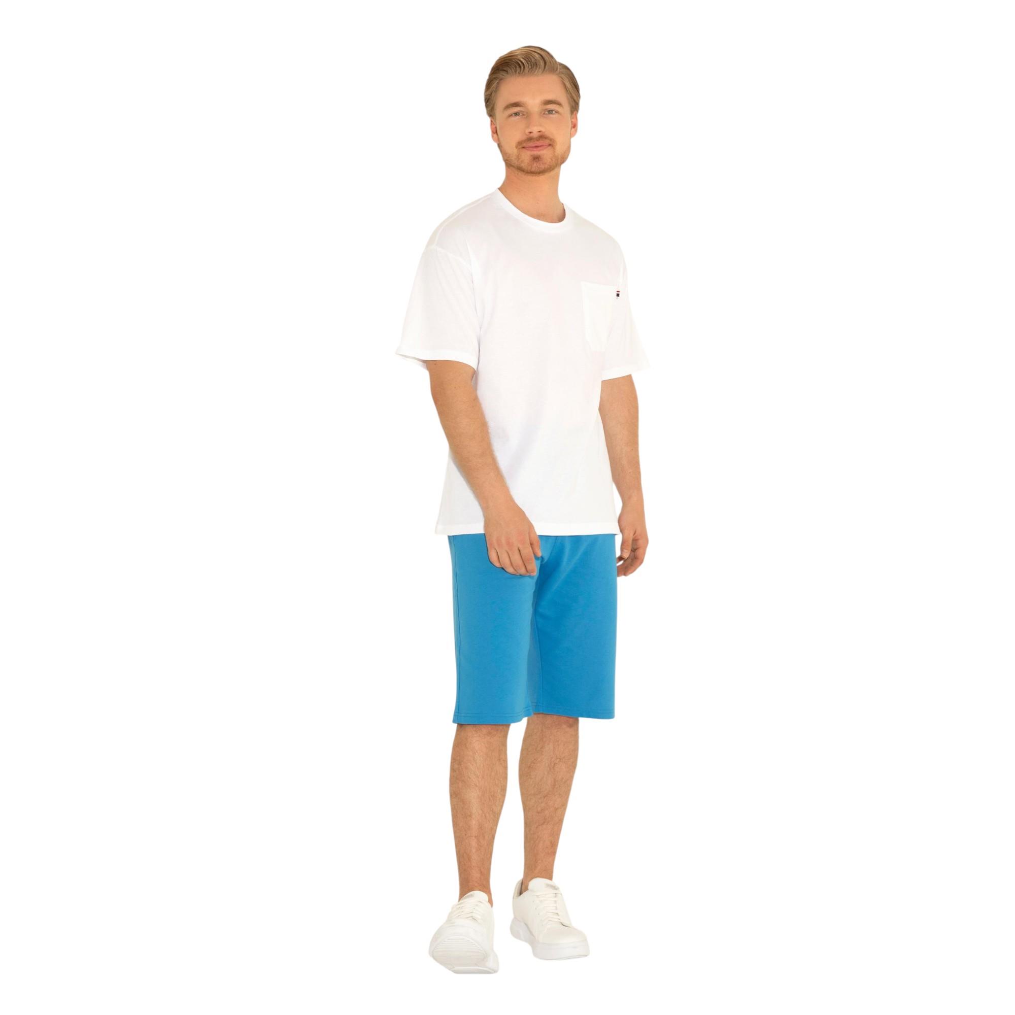 Erkek Comfort Fit Bisiklet Yaka Tişört