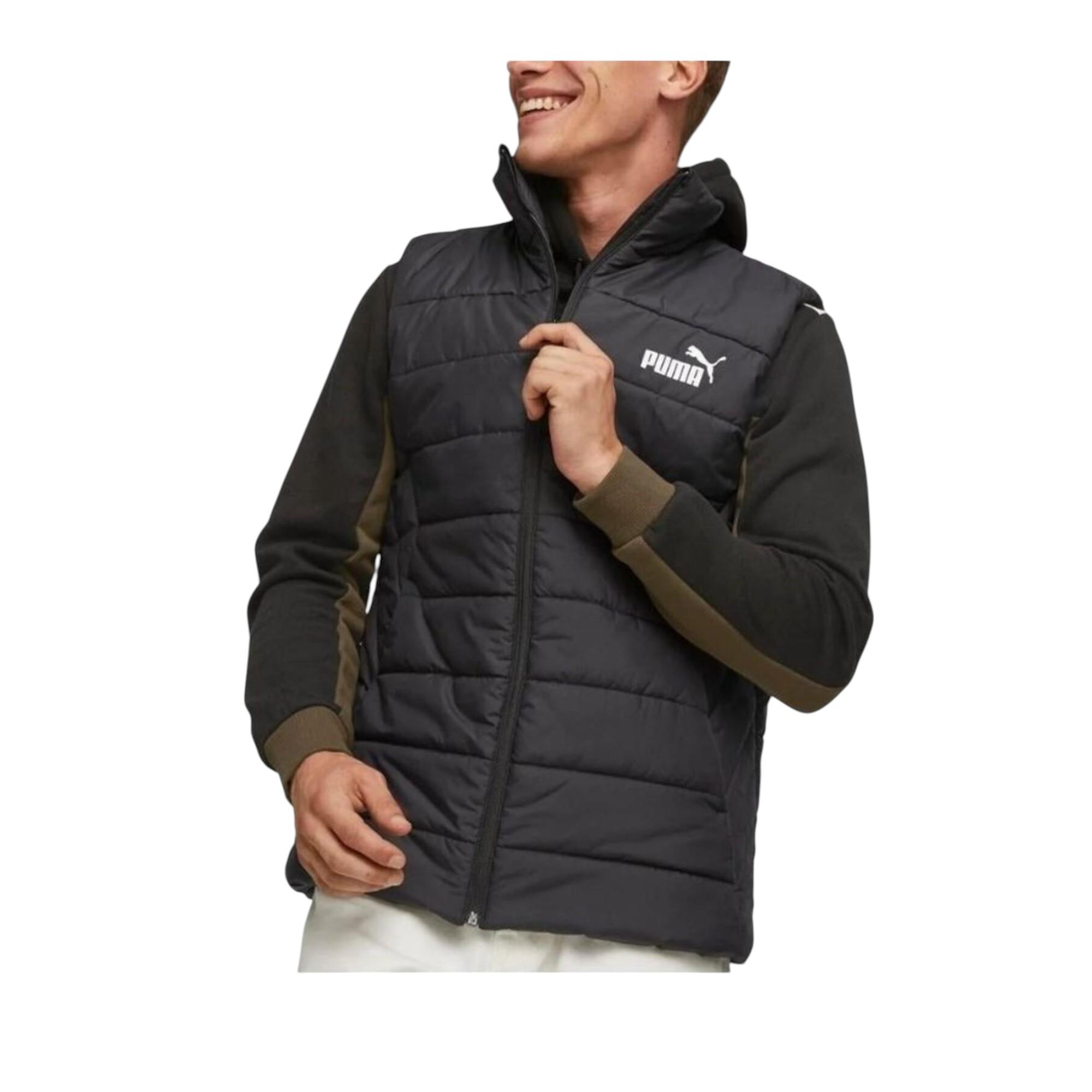 Erkek Günlük Yürüyüş Yelek Ess Padded Vest Black 84893901
