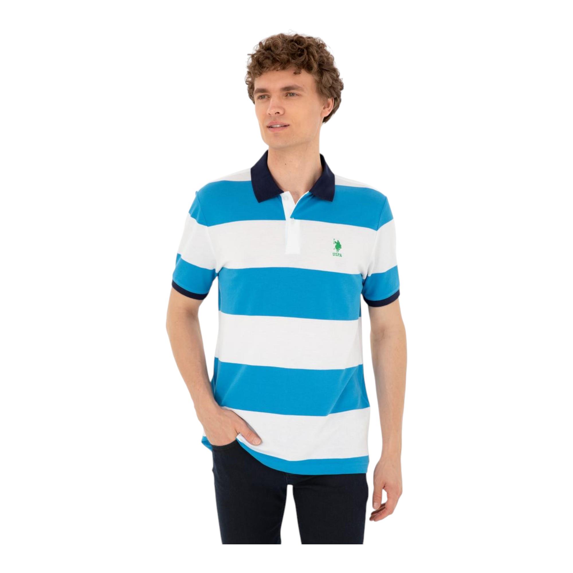 Erkek Regular Fit Polo Yaka Saks Tişört