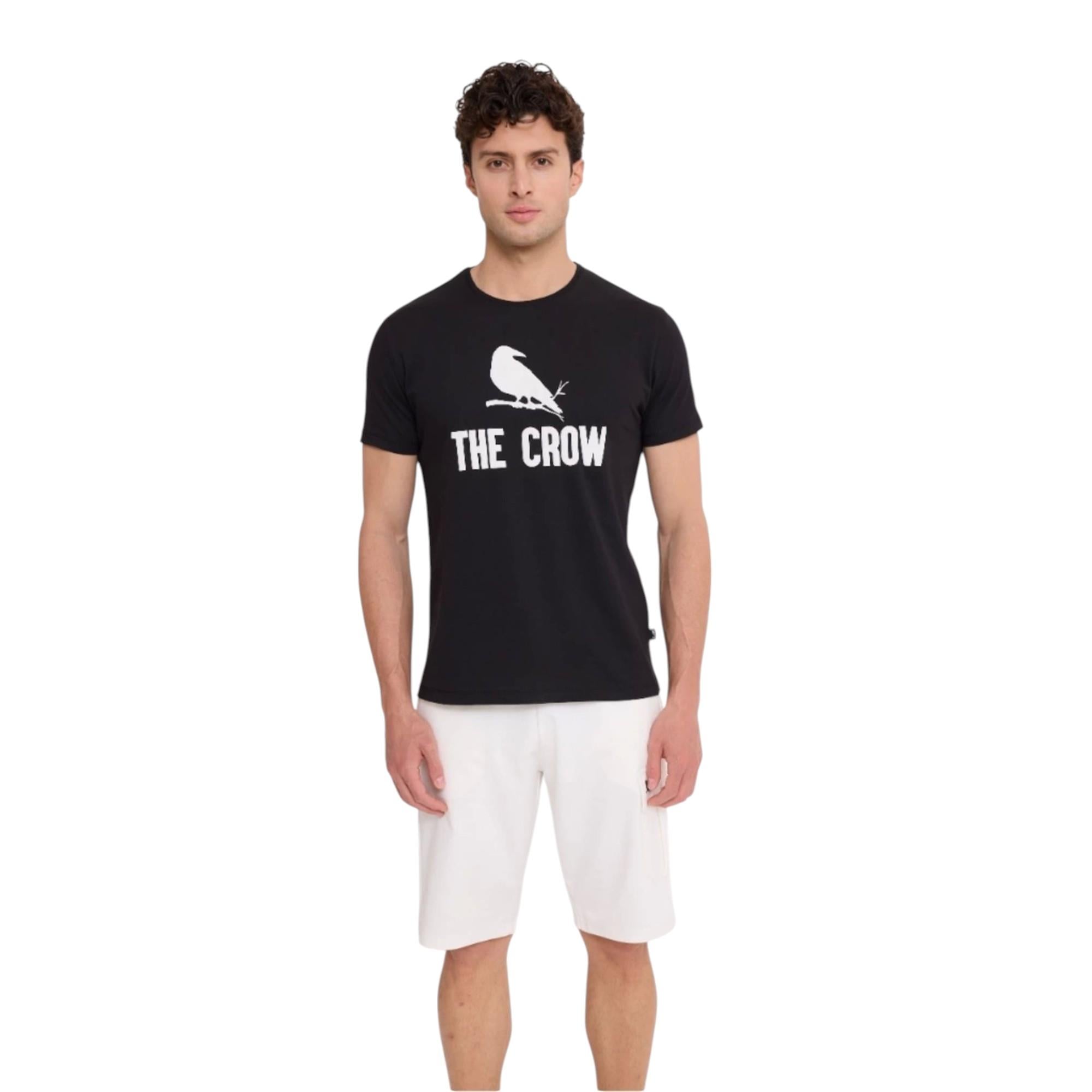 Erkek T-shirt Black GREAT CROW