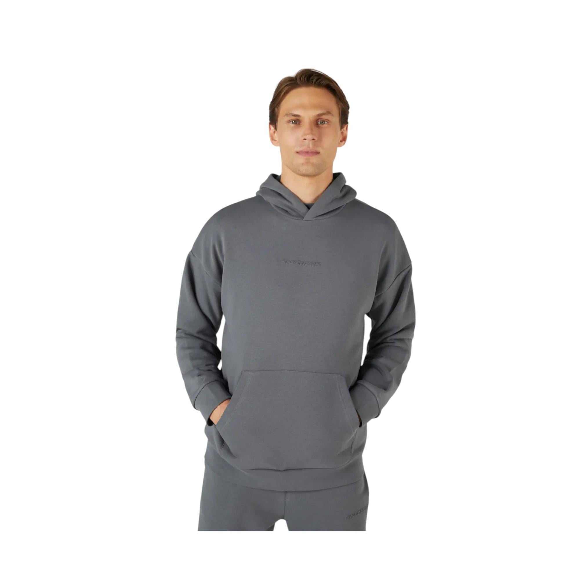 Essential Hoodie Sweatshirt Erkek Gri Sweatshirt S242110-003