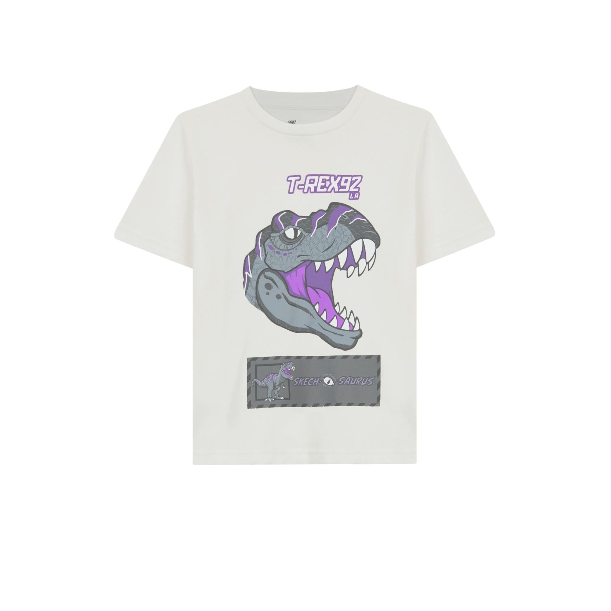 Graphic Tee B Short Sleeve Büyük Erkek Çocuk Beyaz Tshirt SK241093-102