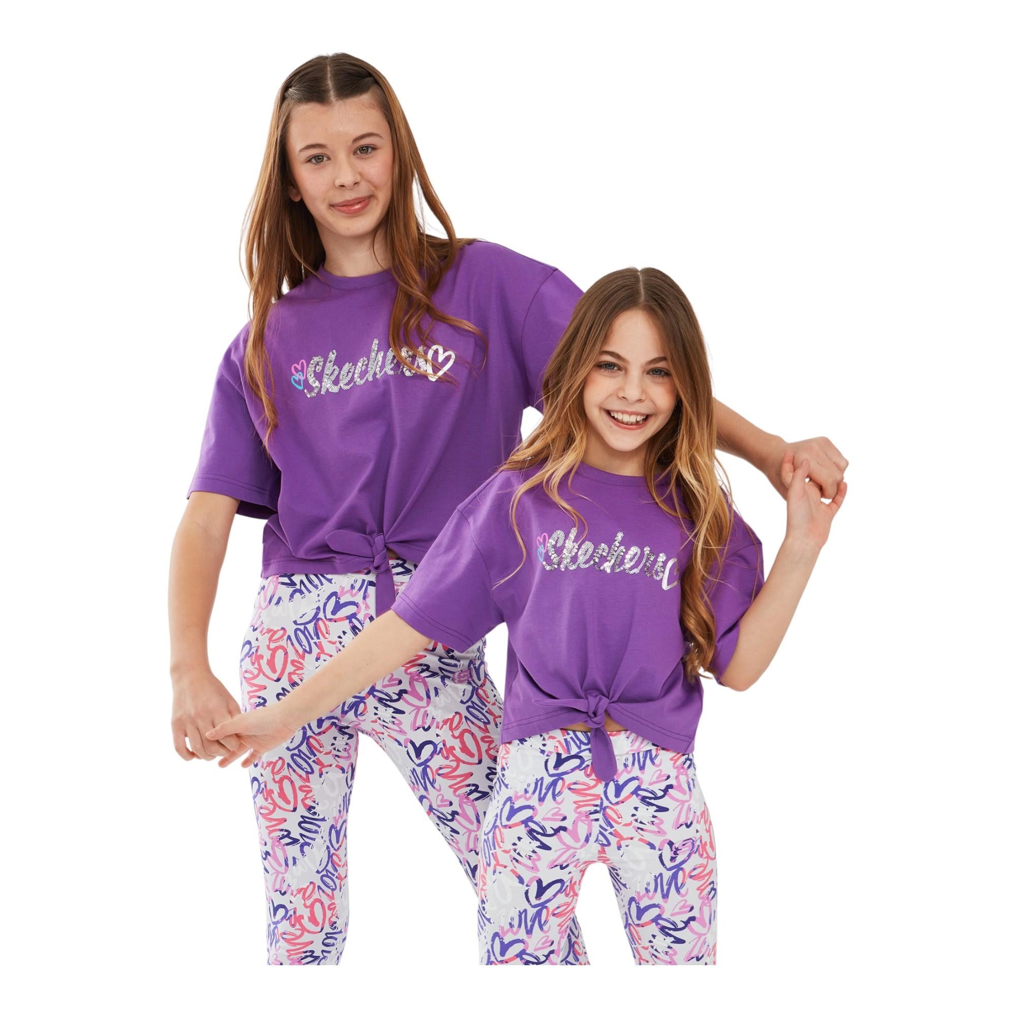 Graphic Tee G Short Sleeve Büyük Kız Çocuk T-shirt SK241045-612