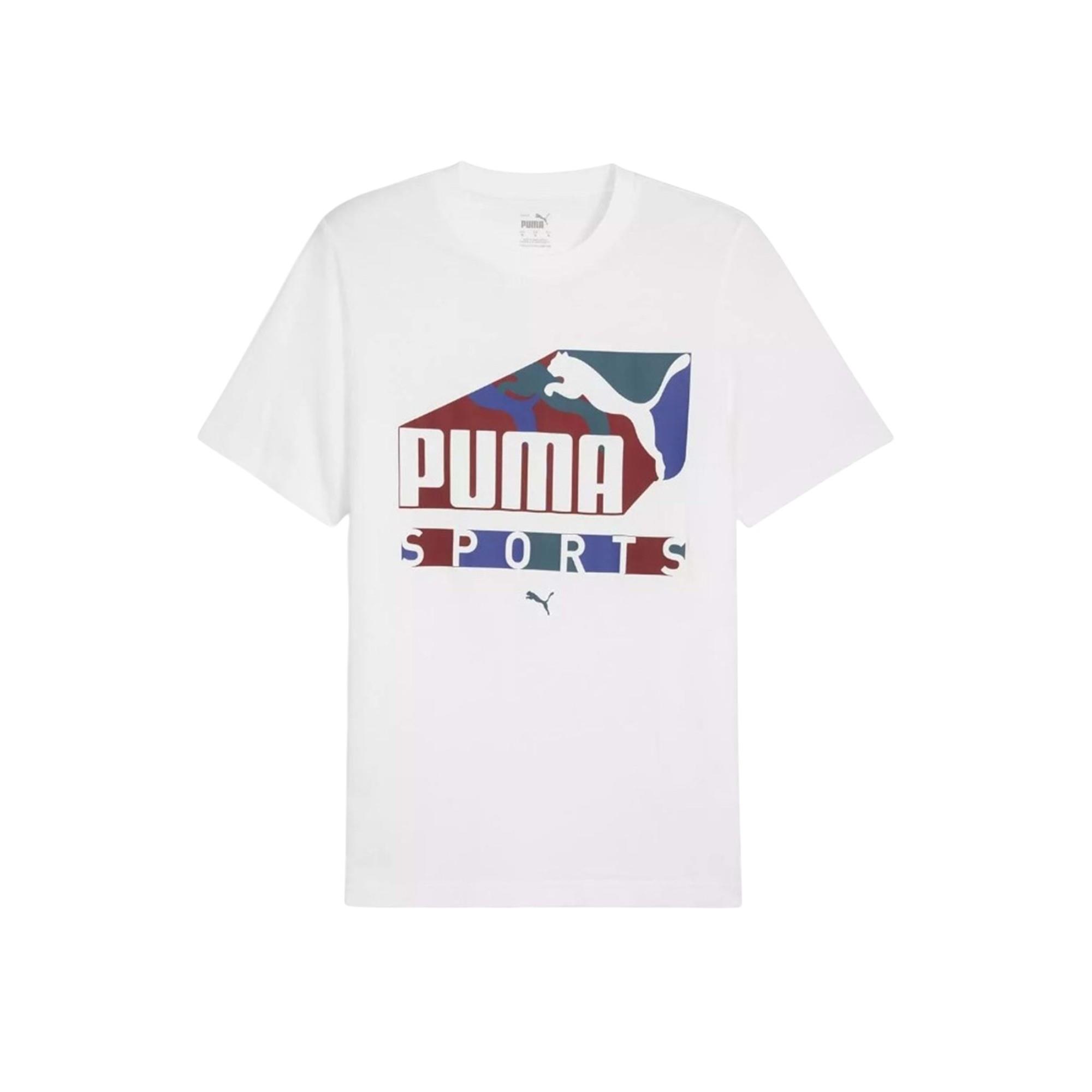 Graphics Sports Tee Tişort Erkek T-shirt Beyaz 683207-02 