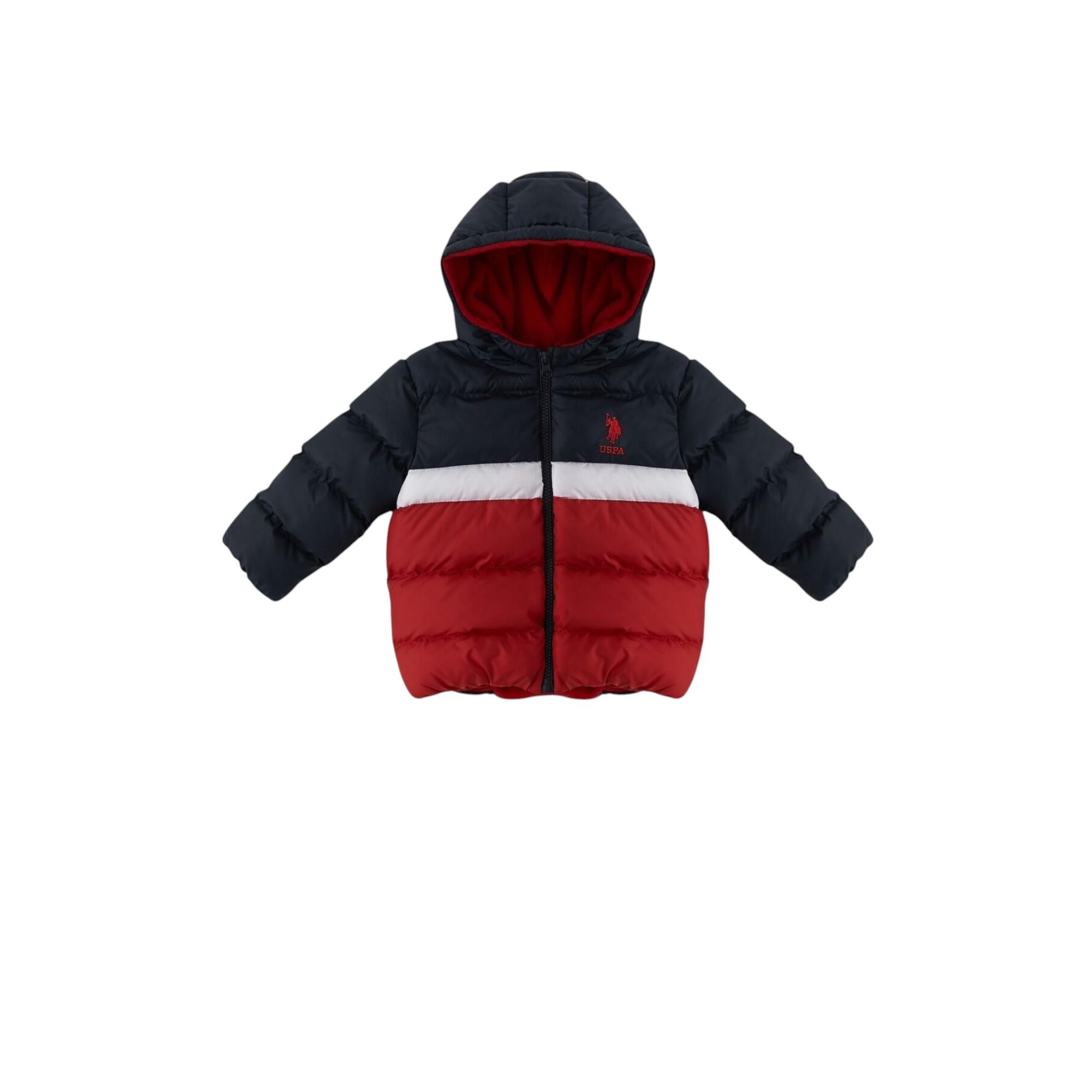 İçi Polar Kapüşonlu Erkek Bebek Mont